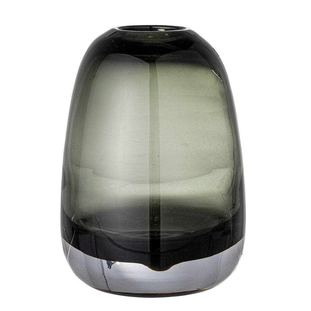 Vases - Adjo Vase, Grey, Glass - BLOOMINGVILLE MULTIBRAND HOUSE