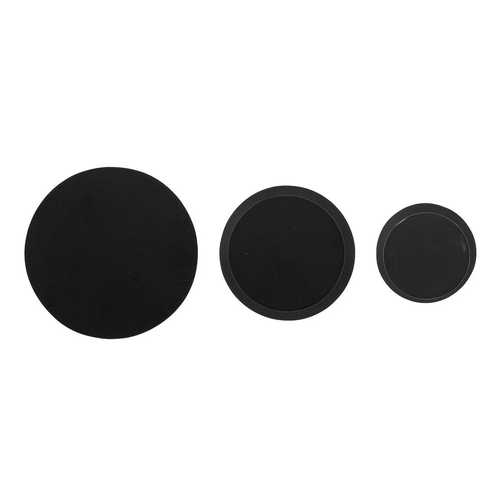 Mounting accessories - Boston Hook, Black, Rubberwood Set of 3 - BLOOMINGVILLE