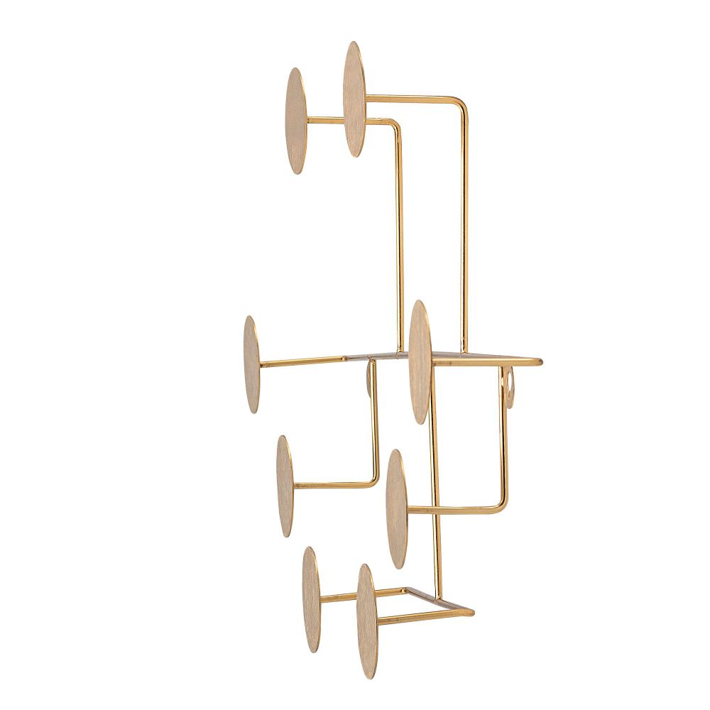 Mounting accessories - Fia Coat Rack, Brass, Metal - BLOOMINGVILLE MULTIBRAND HOUSE