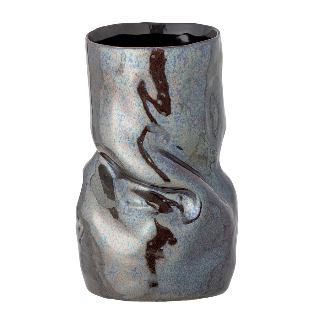 Vases - Apio Vase, Black, Stoneware  - BLOOMINGVILLE MULTIBRAND HOUSE