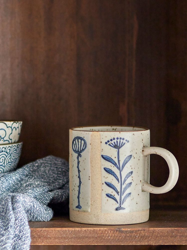 Tasses et mugs - Leonie Mug, Blue, Grès - CREATIVE COLLECTION