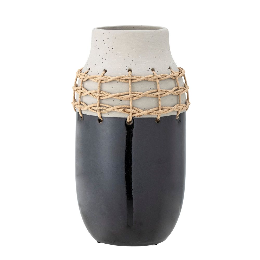 Vases - Janie Vase, Noir, Céramique - BLOOMINGVILLE MULTIBRAND HOUSE