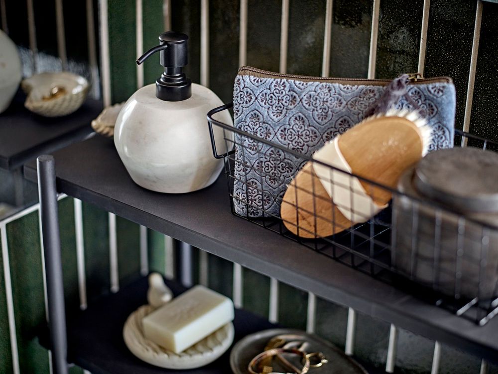 Paniers - Seerah Panier, Noir, Métal Set of 2 - BLOOMINGVILLE MULTIBRAND HOUSE