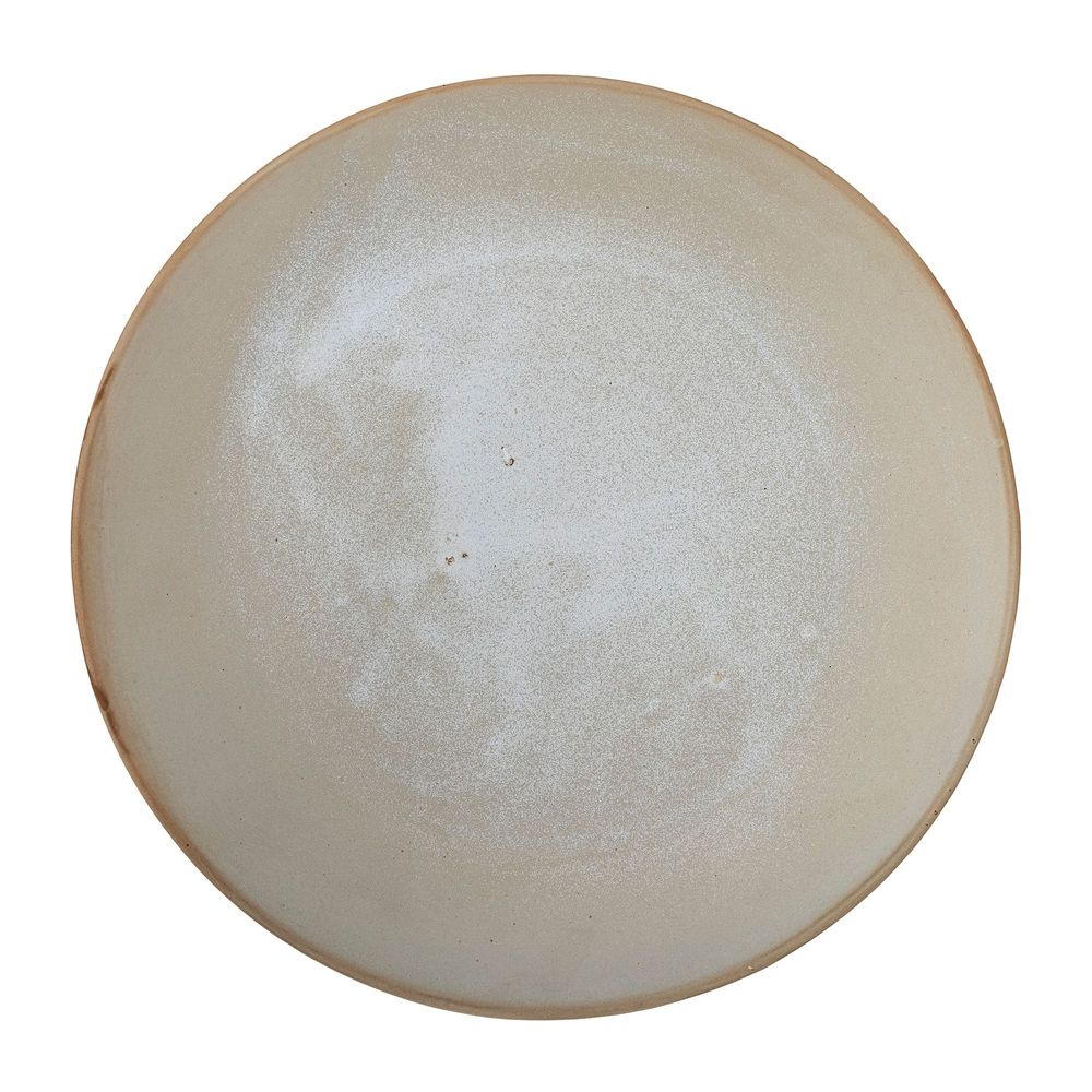 Trays - Marquez Cake Tray, Nature, Stoneware - BLOOMINGVILLE MULTIBRAND HOUSE