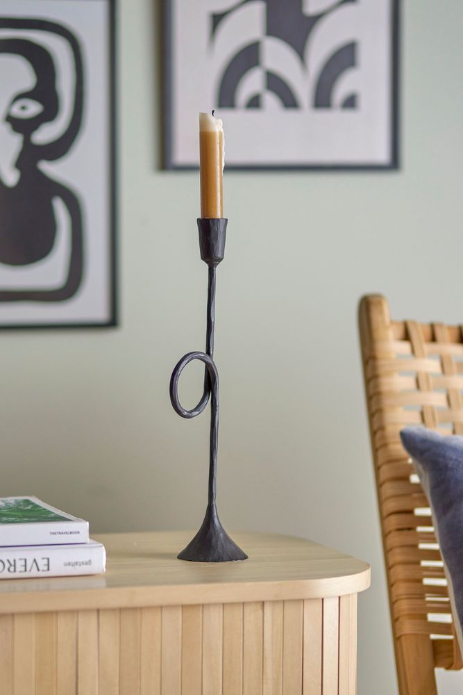 Candlesticks and candle holders - Jada Candle Holder, Black, Metal - BLOOMINGVILLE MULTIBRAND HOUSE