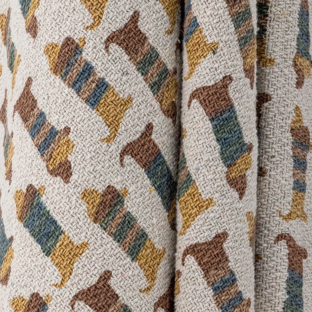 Plaids - Charlie Plaid, Marron, Coton recyclé - BLOOMINGVILLE MINI