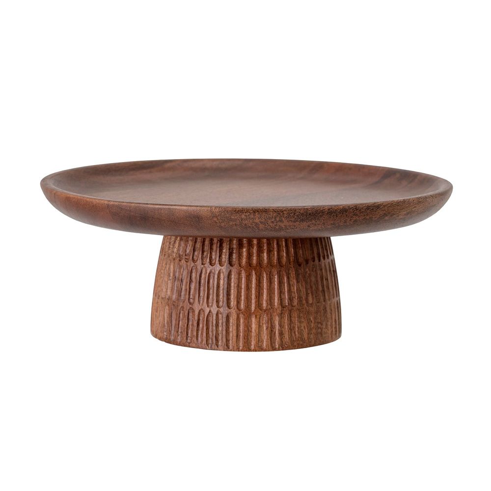 Trays - Loisa Cake Tray, Brown, Acacia  - BLOOMINGVILLE MULTIBRAND HOUSE