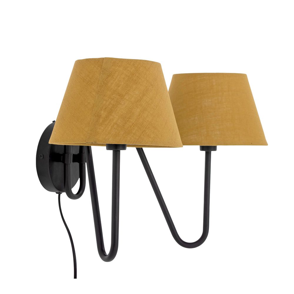 Wall lamps - Letty Wall Lamp, Black, Metal - BLOOMINGVILLE MULTIBRAND HOUSE