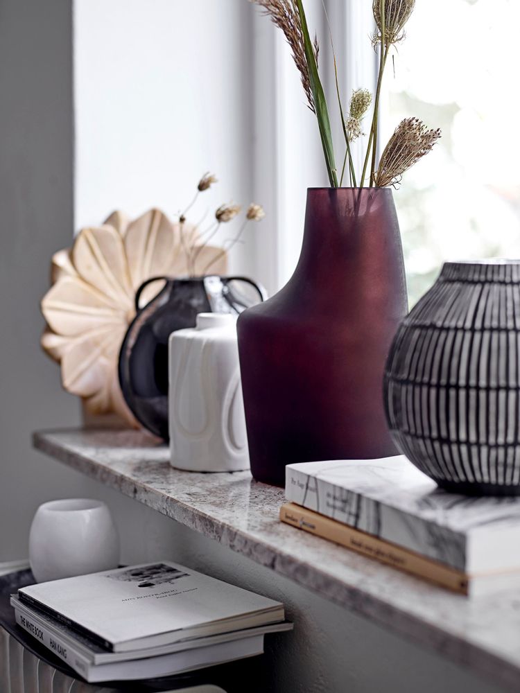 Vases - Anda Vase, Brown, Glass - BLOOMINGVILLE MULTIBRAND HOUSE