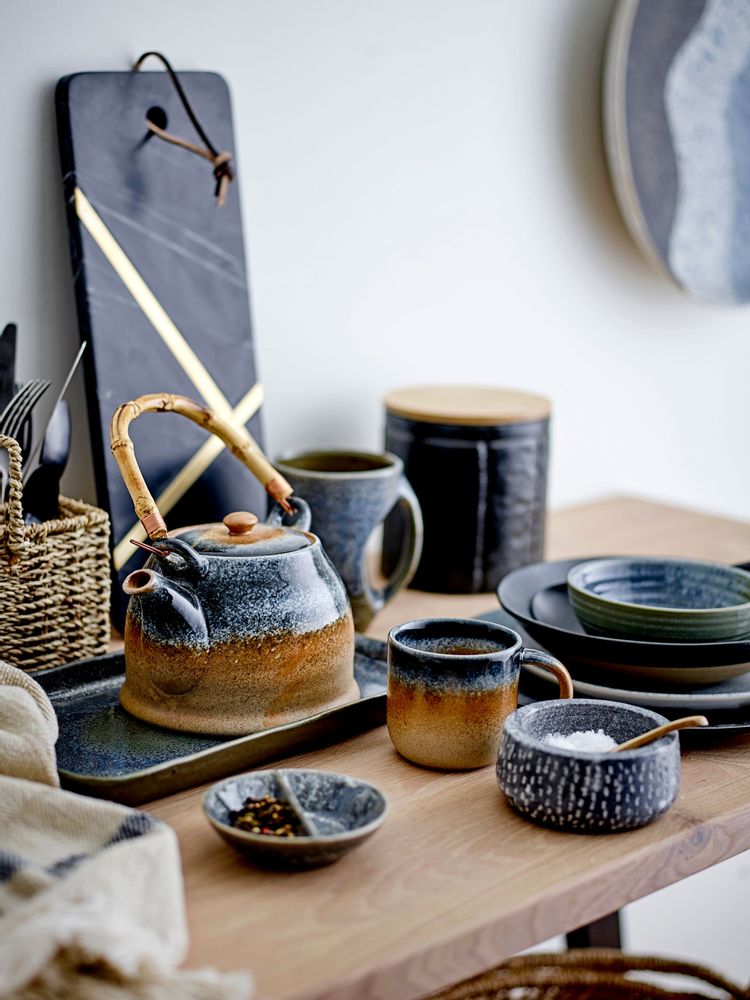 Tasses et mugs - Aura Tasse, Blue, Porcelaine - BLOOMINGVILLE MULTIBRAND HOUSE