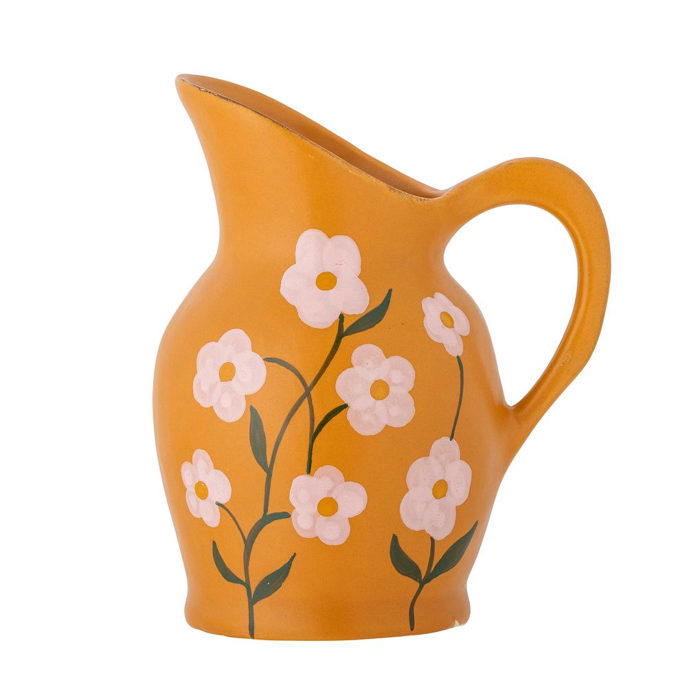 Carafes - Lili Jug, Orange, Stoneware  - CREATIVE COLLECTION
