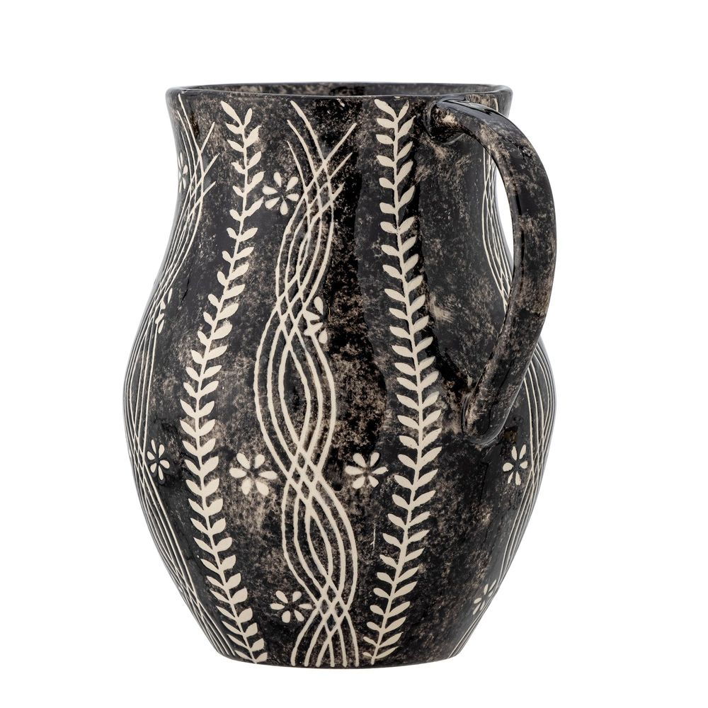 Carafes - Aswan Jug, Black, Stoneware - CREATIVE COLLECTION