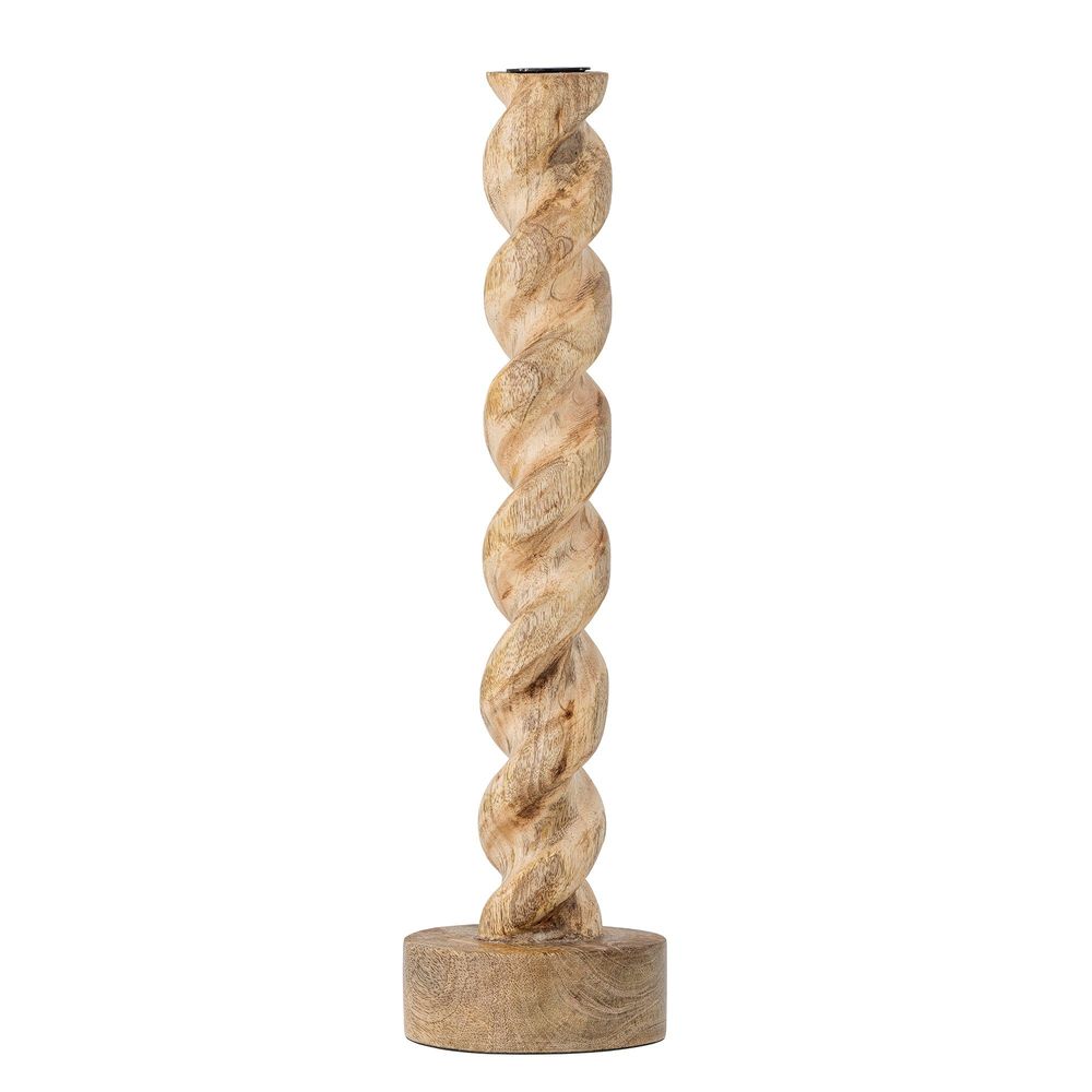 Candlesticks and candle holders - Enrica Candle Holder, Nature, Mango - CREATIVE COLLECTION