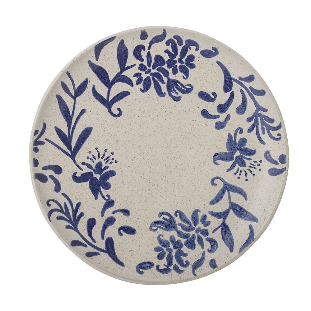 Assiettes au quotidien - Petunia Assiette, Blue, Grès - CREATIVE COLLECTION