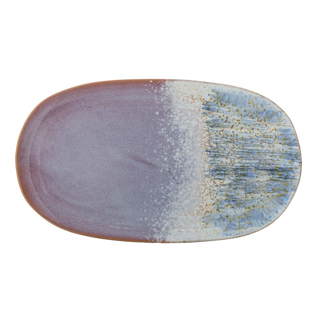 Couverts & ustensiles de cuisine - Cloe Assiette de service, Blue, Grès - CREATIVE COLLECTION