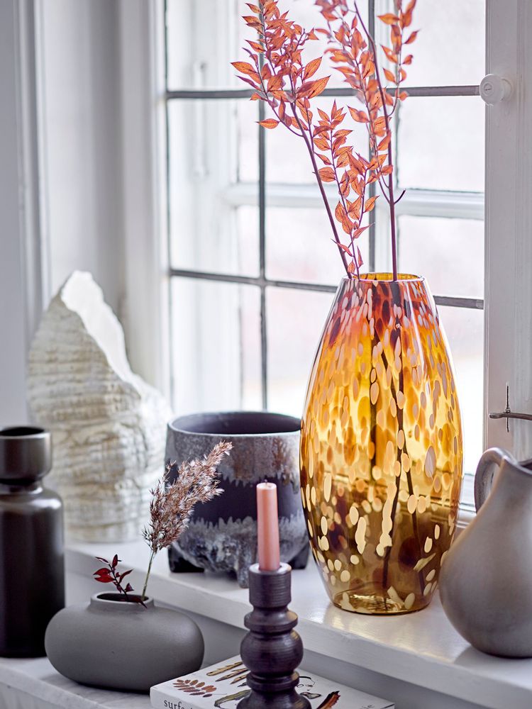Vases - Daraz Vase, Marron, Verre - BLOOMINGVILLE MULTIBRAND HOUSE