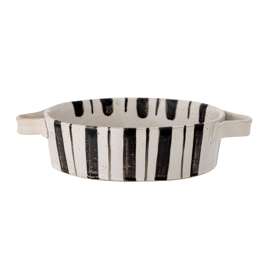 Kitchen utensils - Marita Oven Dish , Black, Stoneware - BLOOMINGVILLE MULTIBRAND HOUSE