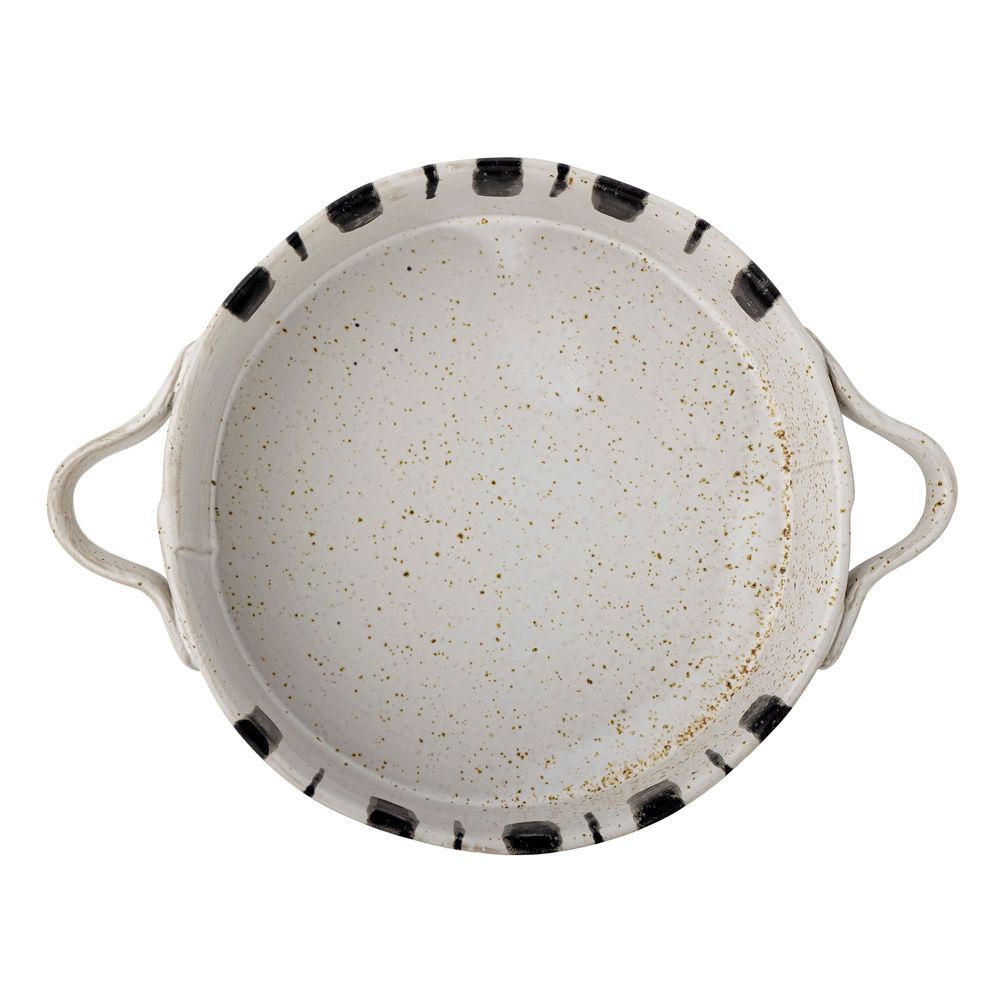 Kitchen utensils - Marita Oven Dish , Black, Stoneware - BLOOMINGVILLE MULTIBRAND HOUSE