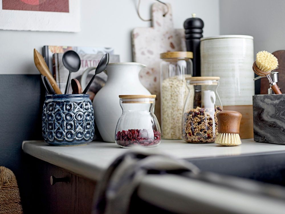 Boîtes de conservation - Tinse Cruche avec couvercle , Dégager, Verre  - BLOOMINGVILLE MULTIBRAND HOUSE