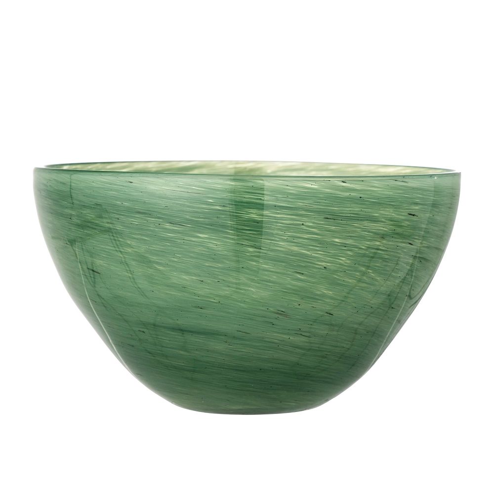 Bowls - Esmaralda Bowl, Green, Glass - BLOOMINGVILLE MULTIBRAND HOUSE