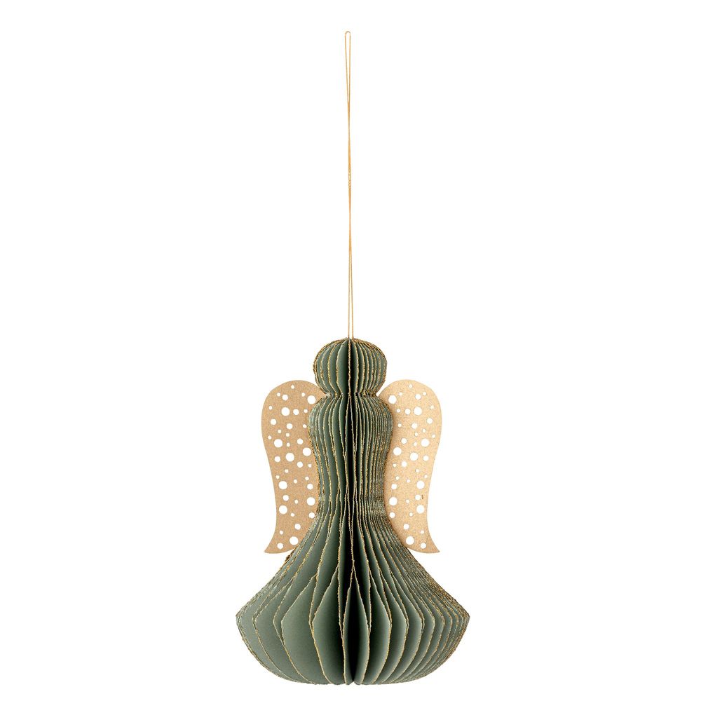 Guirlandes et boules de Noël - Ingi Bibelot, Verte, Papier  - BLOOMINGVILLE MULTIBRAND HOUSE