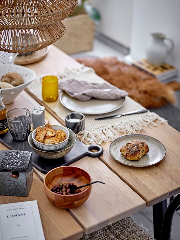Assiettes au quotidien - Nohr Assiette, Marron, Grès - BLOOMINGVILLE MULTIBRAND HOUSE