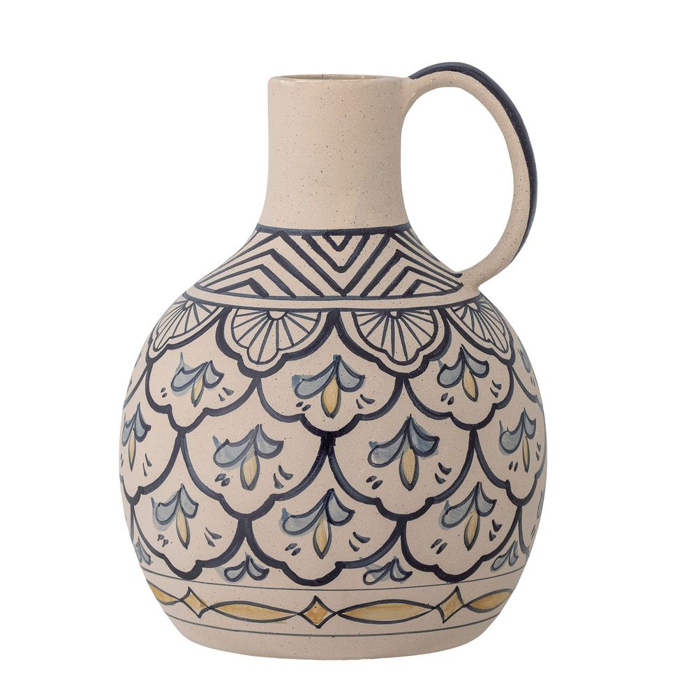 Vases - Nadya Vase, Blue, Stoneware  - BLOOMINGVILLE MULTIBRAND HOUSE