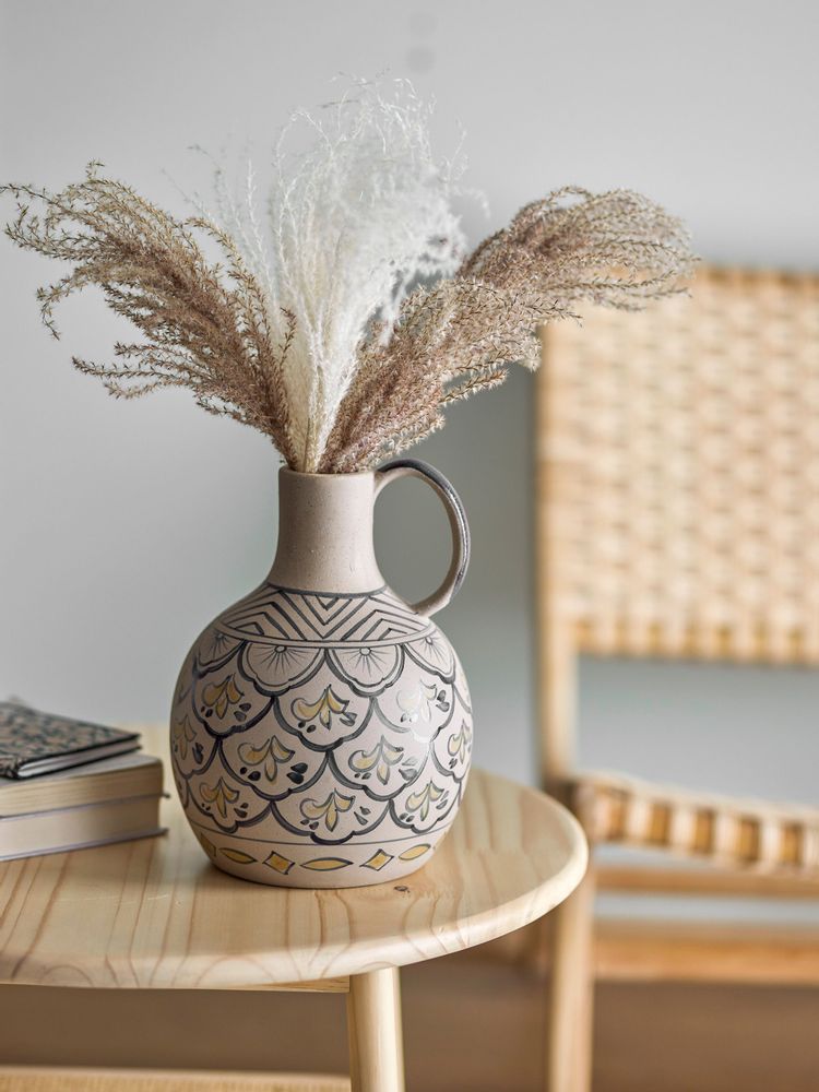 Vases - Nadya Vase, Blue, Stoneware  - BLOOMINGVILLE MULTIBRAND HOUSE