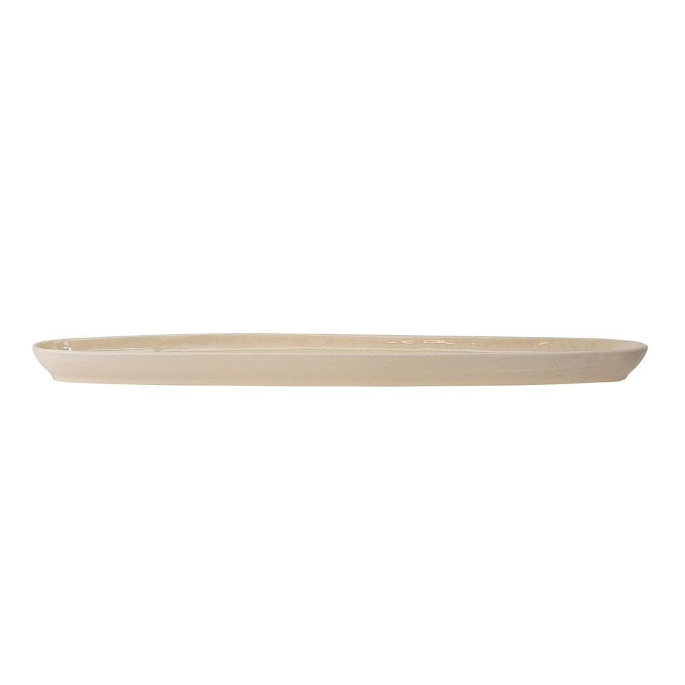 Kitchen utensils - Bea Serving Plate, Nature, Stoneware - BLOOMINGVILLE MULTIBRAND HOUSE