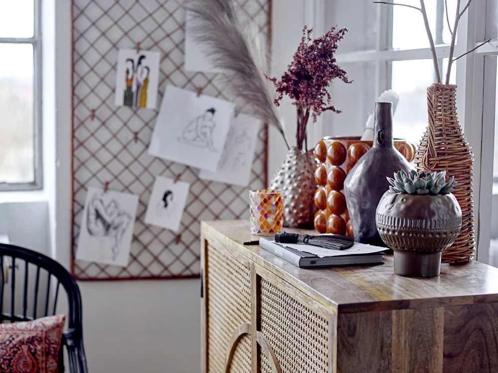 Flower pots - Deia Deco Flowerpot, Brown, Stoneware - BLOOMINGVILLE MULTIBRAND HOUSE