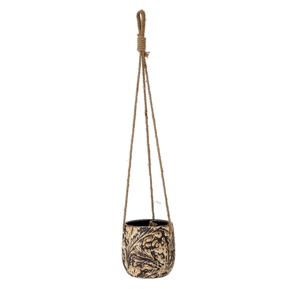 Flower pots - Moghis Flowerpot, Hanging, Brown, Stoneware - BLOOMINGVILLE MULTIBRAND HOUSE