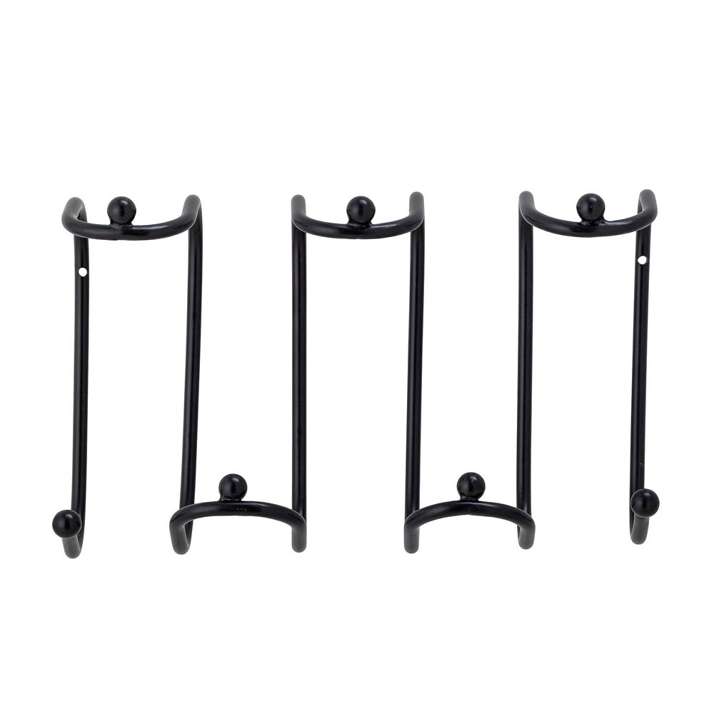 Mounting accessories - Maltha Coat Rack, Black, Metal - BLOOMINGVILLE MULTIBRAND HOUSE
