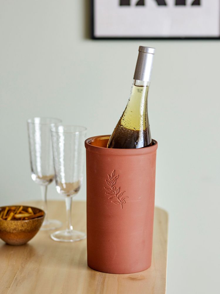 Accessoires pour le vin - Tenkai Refroidisseur de vin, Orange, Terre cuite - BLOOMINGVILLE MULTIBRAND HOUSE