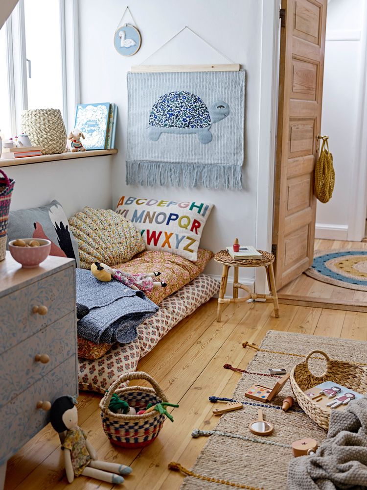 Coussins - Lexi Coussin, Nature, Coton - BLOOMINGVILLE MINI