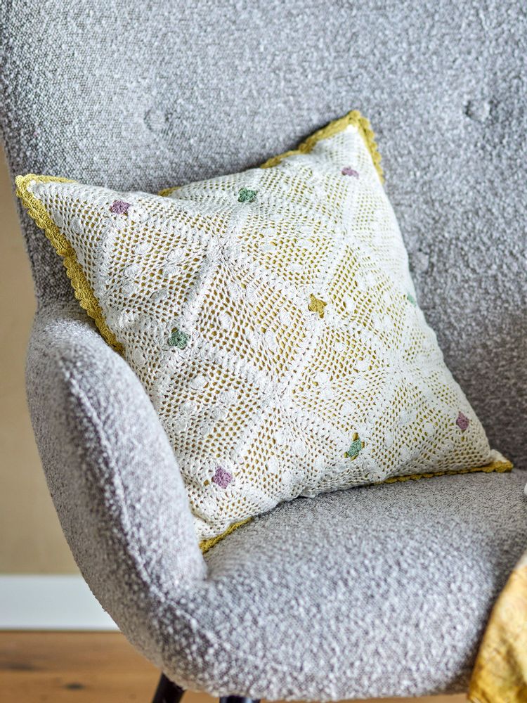 Cushions - Rovigo Cushion, Nature, Cotton - BLOOMINGVILLE MULTIBRAND HOUSE