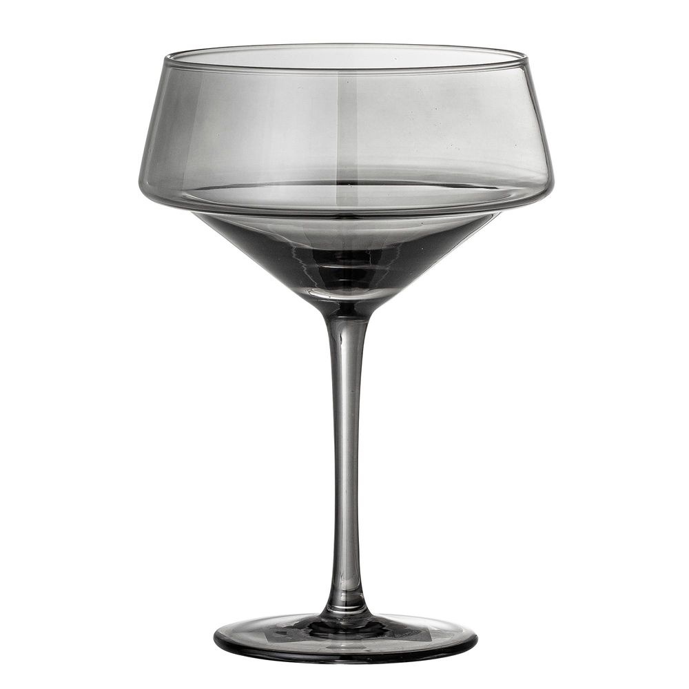 Glass - Yvette Cocktail Glass, Grey, Glass Pack of 4 - BLOOMINGVILLE MULTIBRAND HOUSE