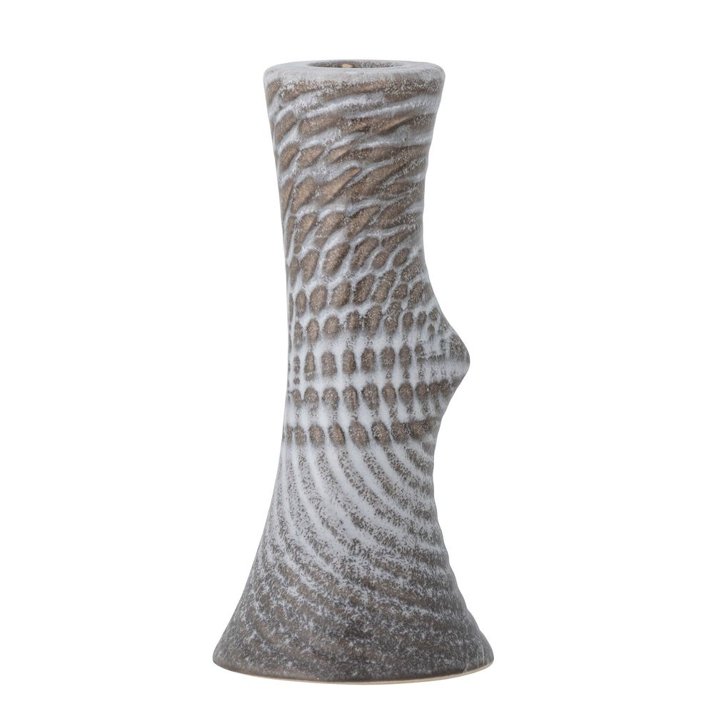 Candlesticks and candle holders - Raheem Candle Holder, Grey, Stoneware  - BLOOMINGVILLE MULTIBRAND HOUSE