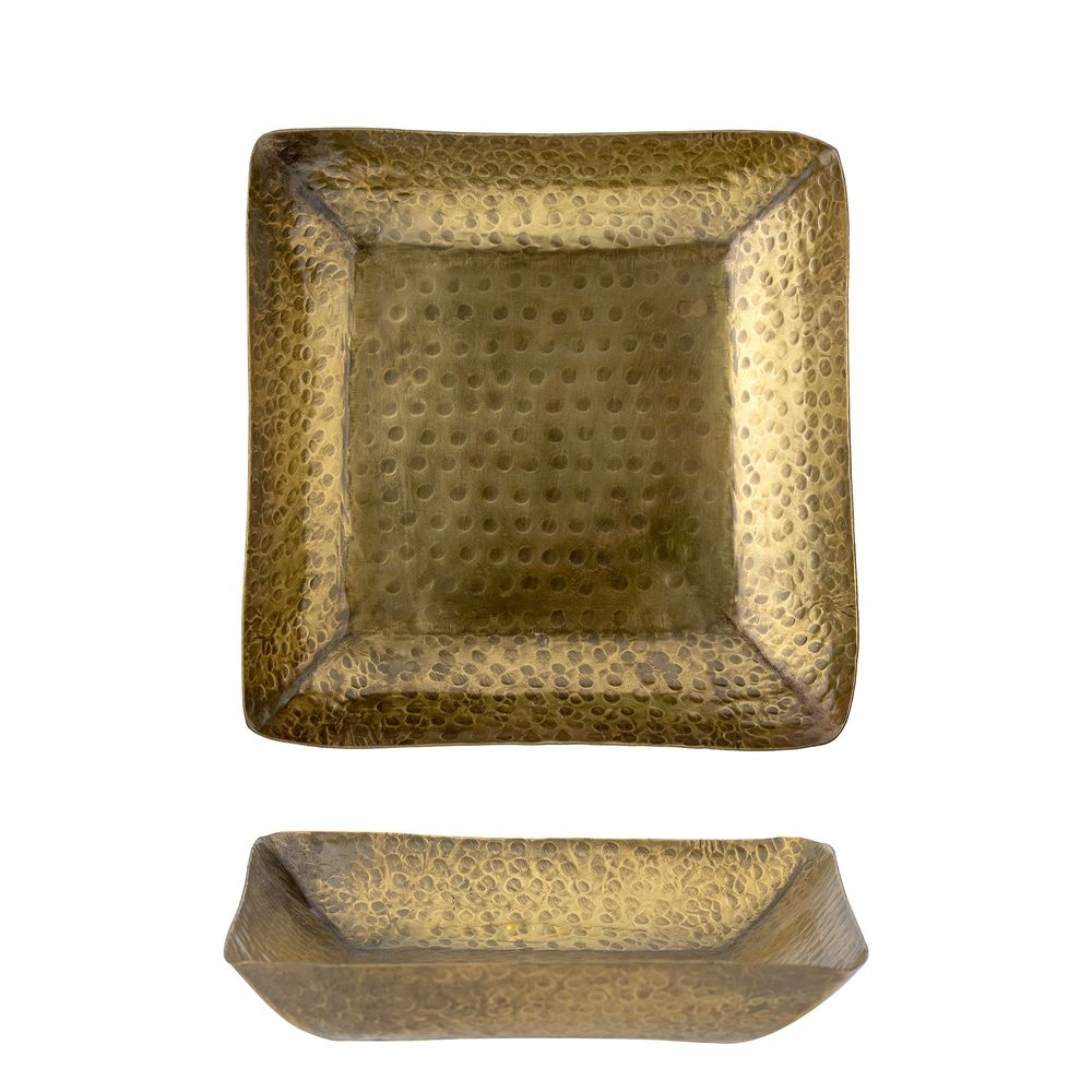 Trays - Kobra Tray, Brass, Metal - BLOOMINGVILLE MULTIBRAND HOUSE