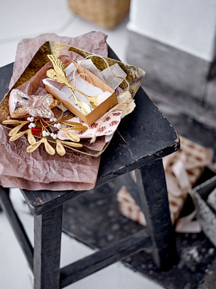 Trays - Kobra Tray, Brass, Metal - BLOOMINGVILLE MULTIBRAND HOUSE