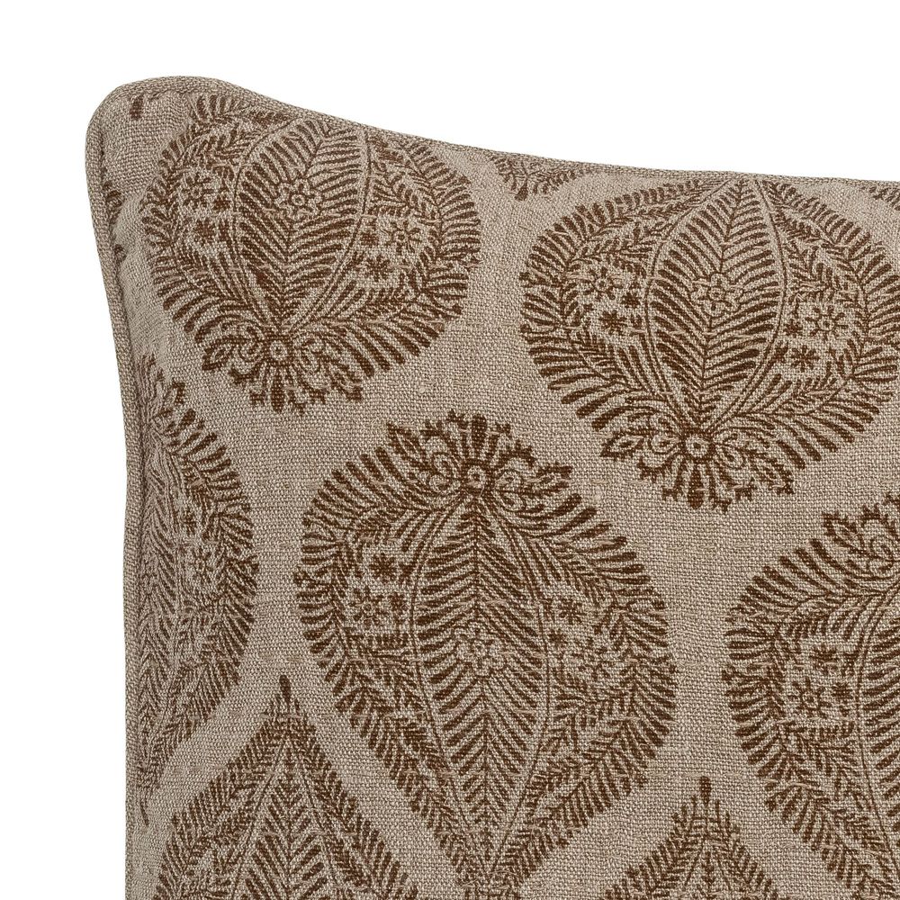 Coussins - Cergy Coussin, Marron, Coton - CREATIVE COLLECTION