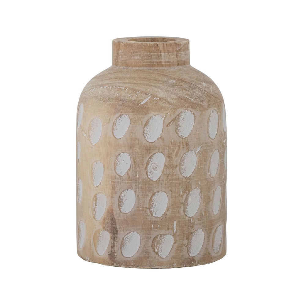 Vases - Pon Deco Vase, Nature, Paulownia - CREATIVE COLLECTION
