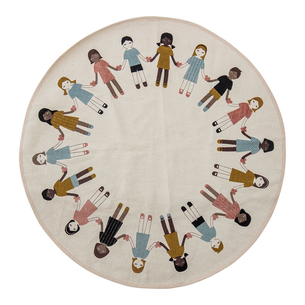 Tapis - Friends Tapis, Nature, Coton - BLOOMINGVILLE MINI