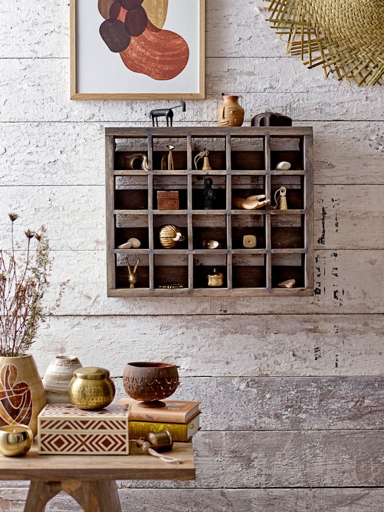 Shelves - Tilo Shelf, Brown, Reclaimed Wood - BLOOMINGVILLE