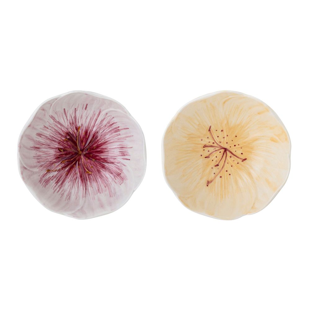 Bowls - Mimosa Bowl, Purple, Stoneware Set of 2 - CREATIVE COLLECTION