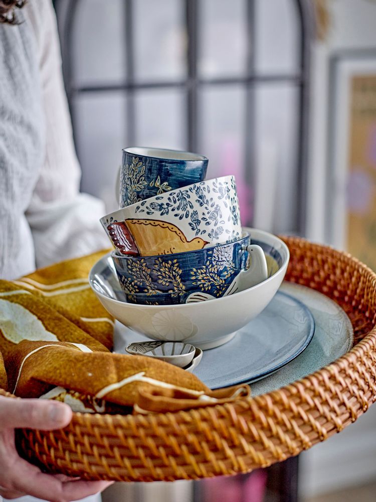 Bols - Hezha Bol, Blue, Grès - BLOOMINGVILLE MULTIBRAND HOUSE