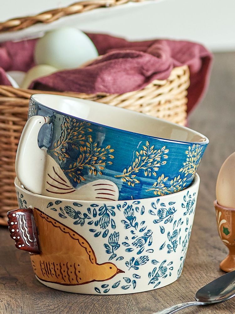 Bols - Hezha Bol, Blue, Grès - BLOOMINGVILLE MULTIBRAND HOUSE