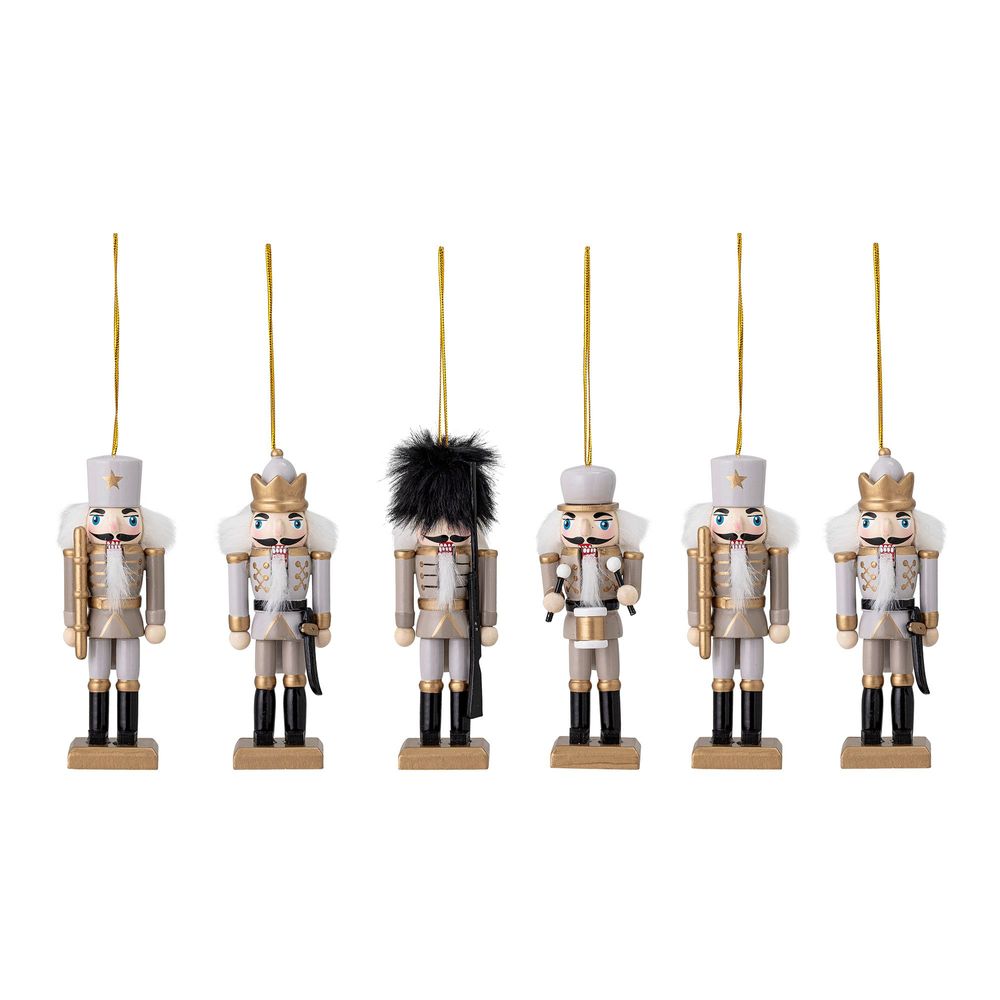 Guirlandes et boules de Noël - Nikita Bibelot, Or, Pin Set of 6 - BLOOMINGVILLE MULTIBRAND HOUSE