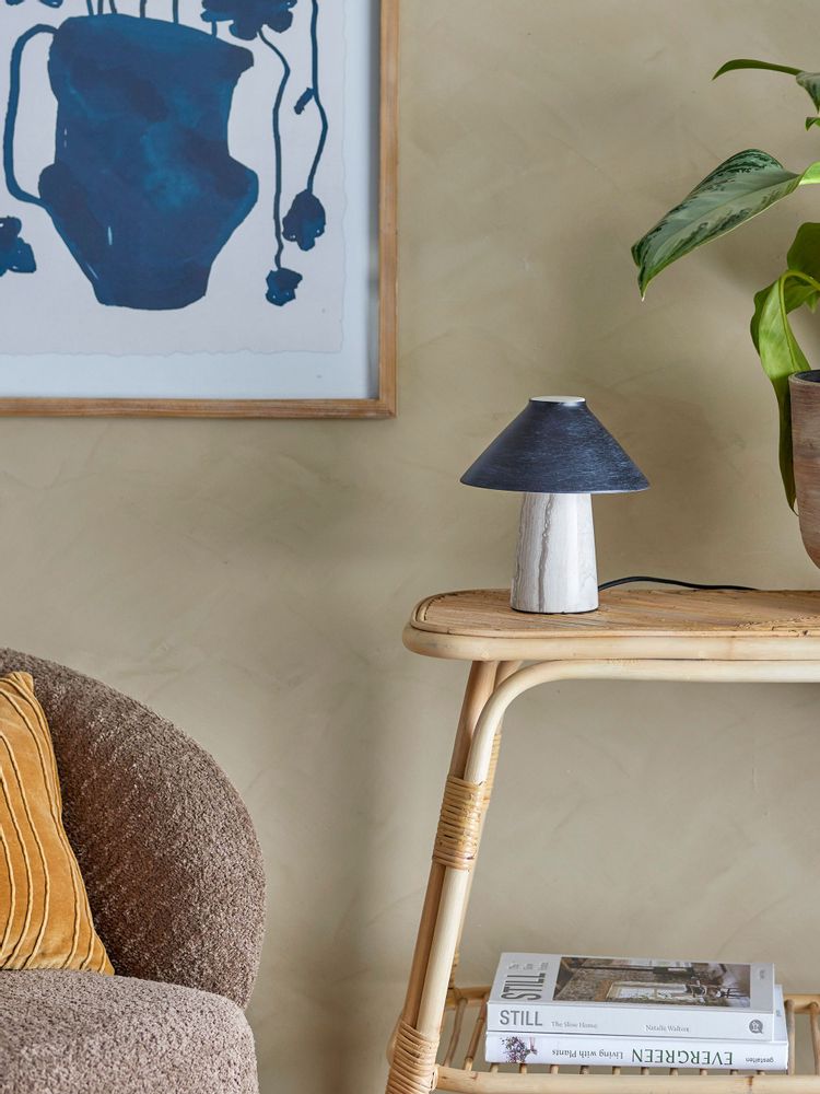 Lampes de table - Emiola Lampe de table, Nature, Marbre  - BLOOMINGVILLE MULTIBRAND HOUSE