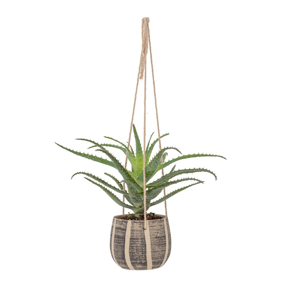 Pots de fleurs - Madi Pot de fleur suspendu, Nature, Grès - BLOOMINGVILLE MULTIBRAND HOUSE