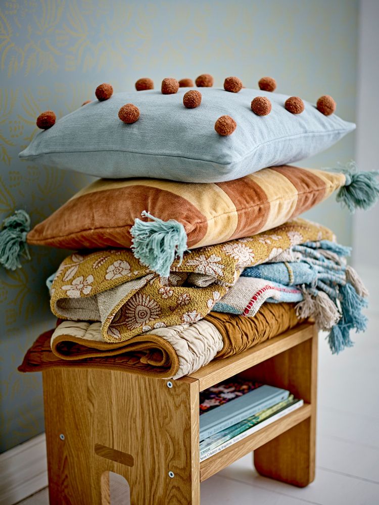 Coussins - Hei Coussin, Marron, Coton  - BLOOMINGVILLE MINI